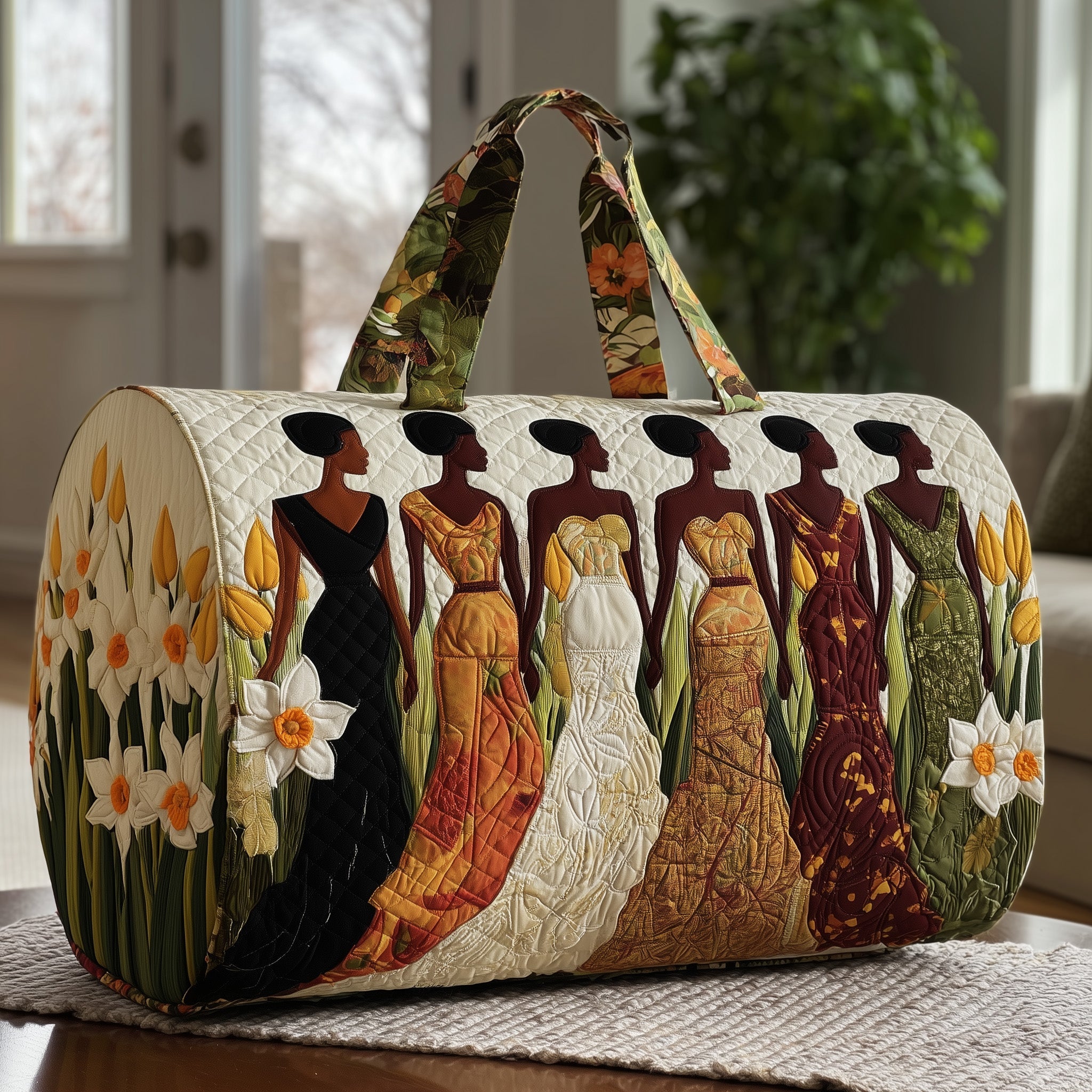 Golden Queens Quilted Duffle Bag Practical And Versatile