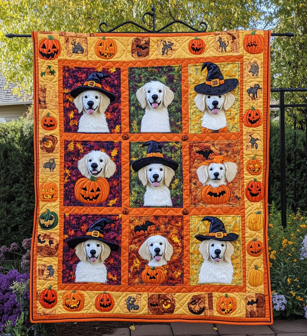 Golden Retriever Bliss Quilted Blanket Golden Retriever Owner Gifts