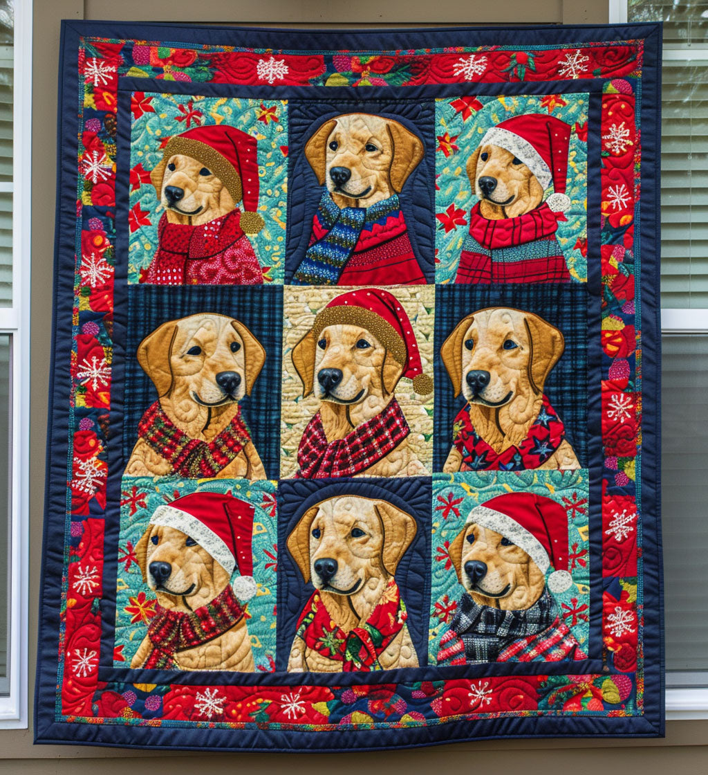 Golden Retriever Comfort Quilted Blanket Gifts For Golden Retriever Lovers