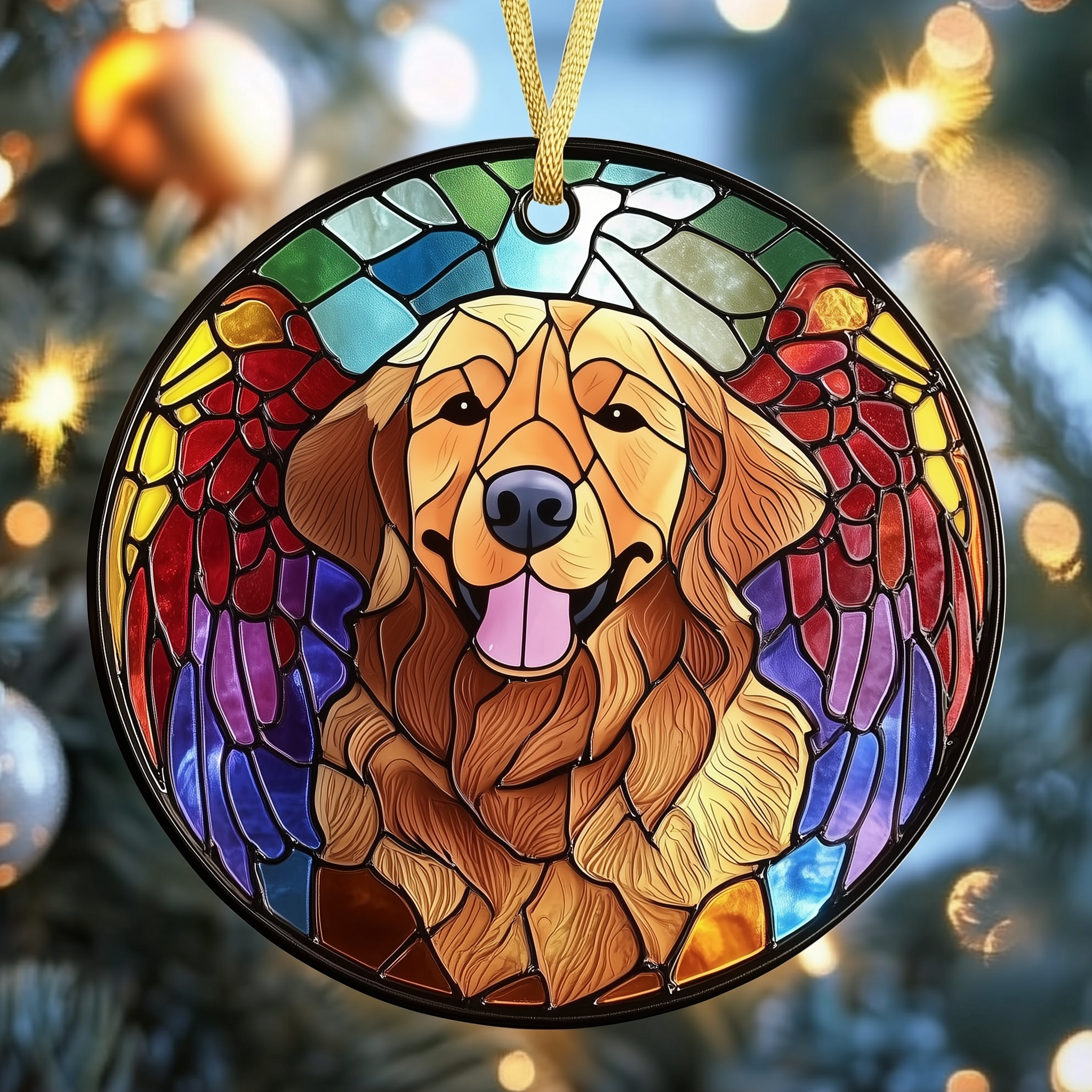 Golden Retriever Mica Ornament Adorable Dog Lover Christmas Ornament Perfect Pet Gift Choice