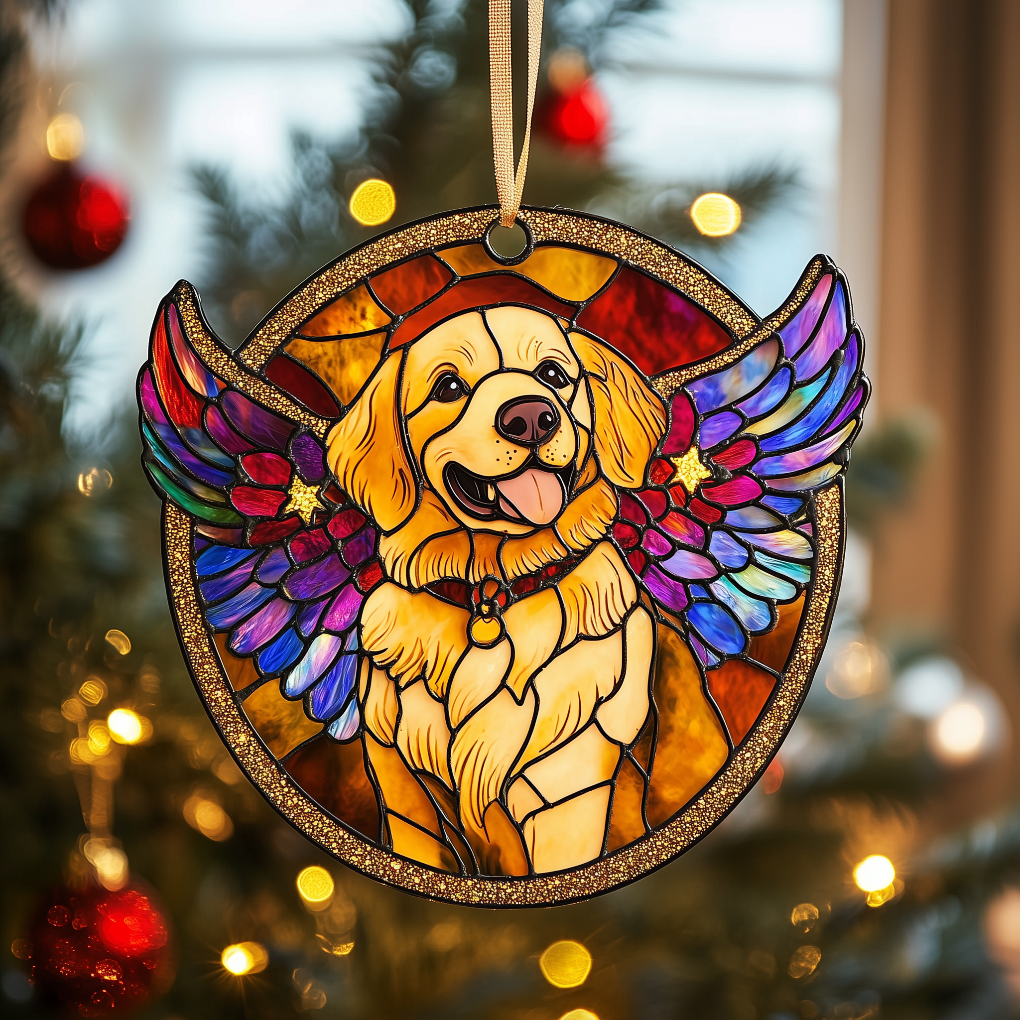 Golden Retriever Remembrance Mica Ornament Create Lasting Memories with Ornaments You'll Treasure