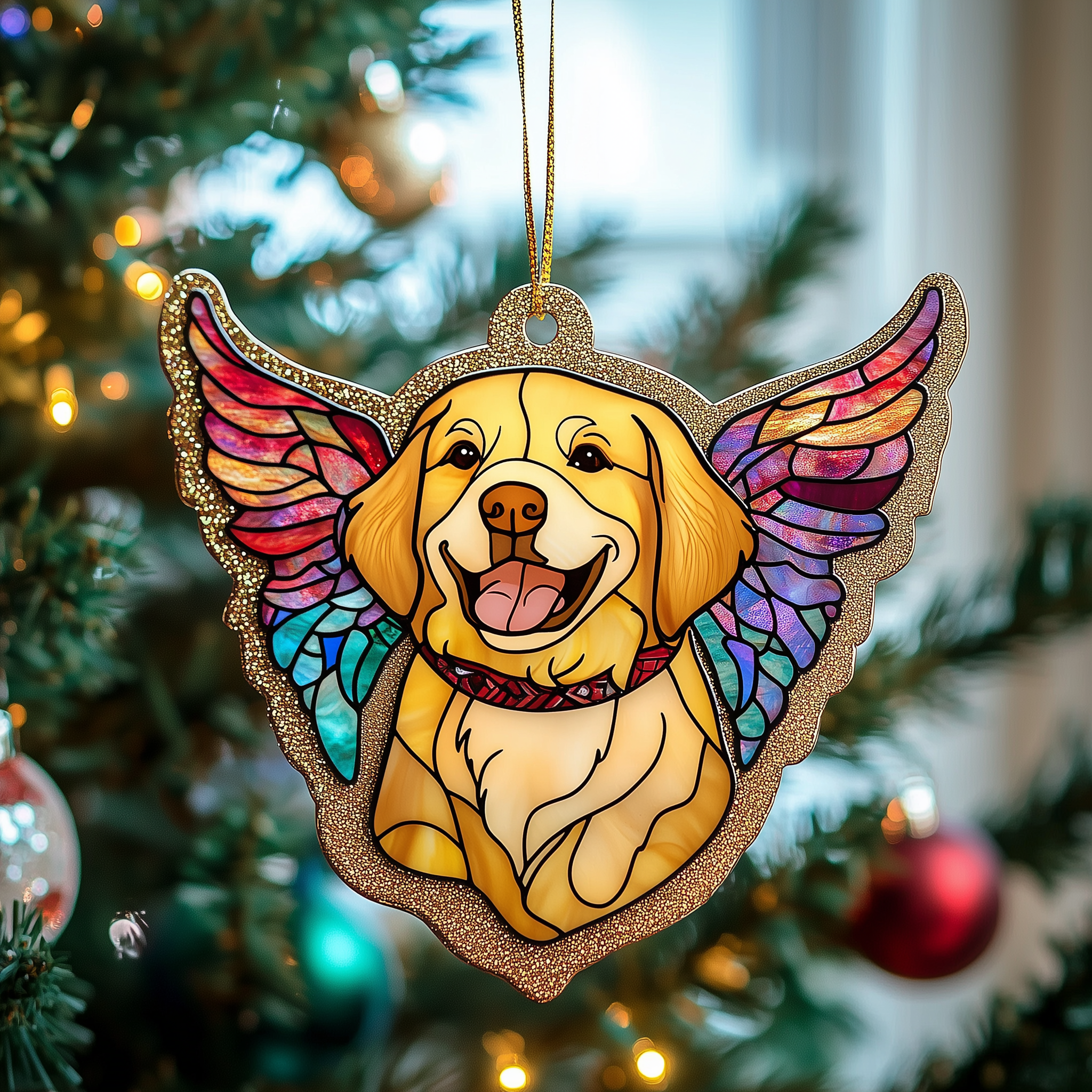 Golden Retriever Remembrance Mica Ornament Pet Memorial Christmas Ornament Best Gift For Dog Lovers