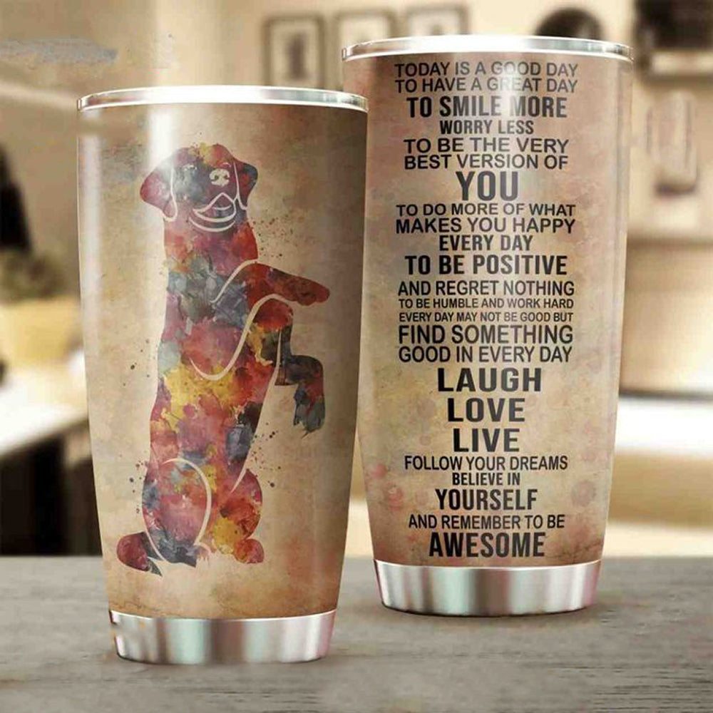 Golden Retriever Today Is A Good Day Tumbler Dog Lover Inspired Love Gifts Golden Retriever Today Is A Good Day Tumbler Dog Lover Inspired Love Gifts