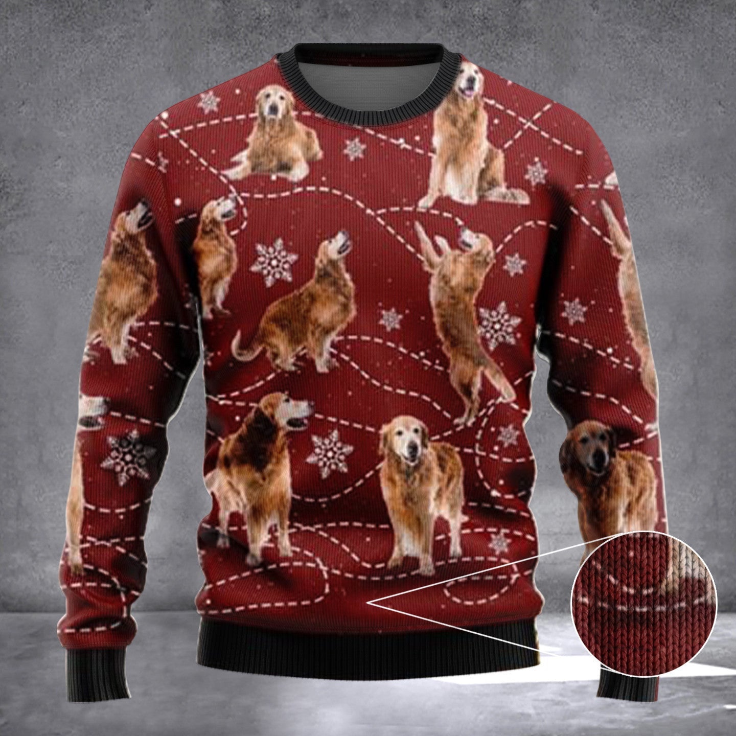 Golden Retriever Ugly Christmas Sweater Golden Retriever Xmas Jumper Dog Lover Gifts Golden Retriever Ugly Christmas Sweater Golden Retriever Xmas Jumper Dog Lover Gifts