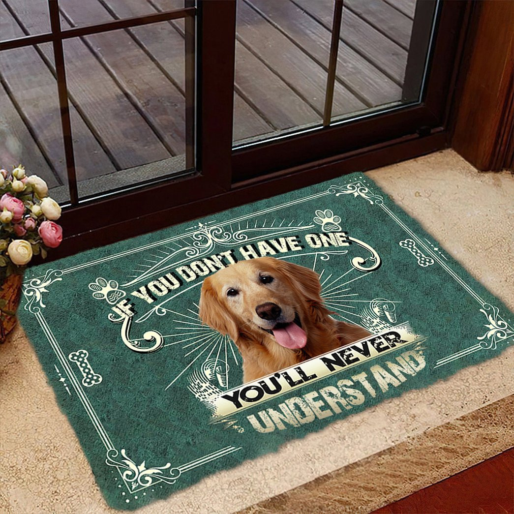 Golden Retriever You Don'T Have One Doormat Home Entrance Decor Ideas Gifts For Dog Parents
