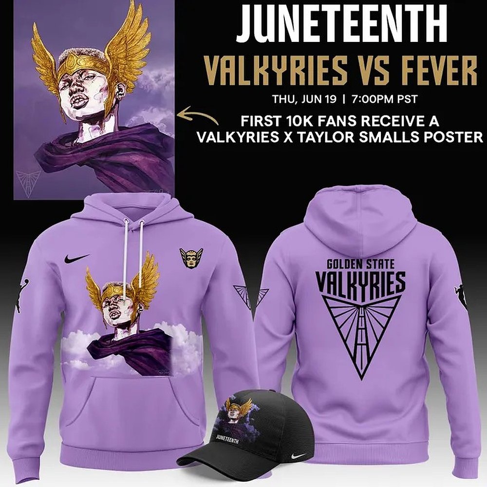 Golden State Valkyries Juneteenth 2025 Hoodie Best Gift For Basketball Fans Supporters