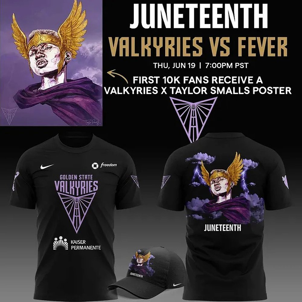 Golden State Valkyries Juneteenth 2025 T-Shirt Best Gift For Basketball Lovers