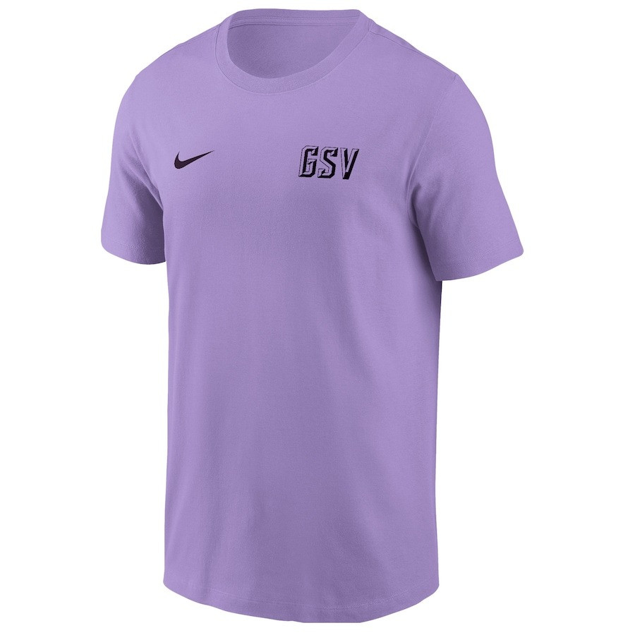 Golden State Valkyries Merch T-Shirt Violet Golden State Valkyries Secondary Logo Shirt