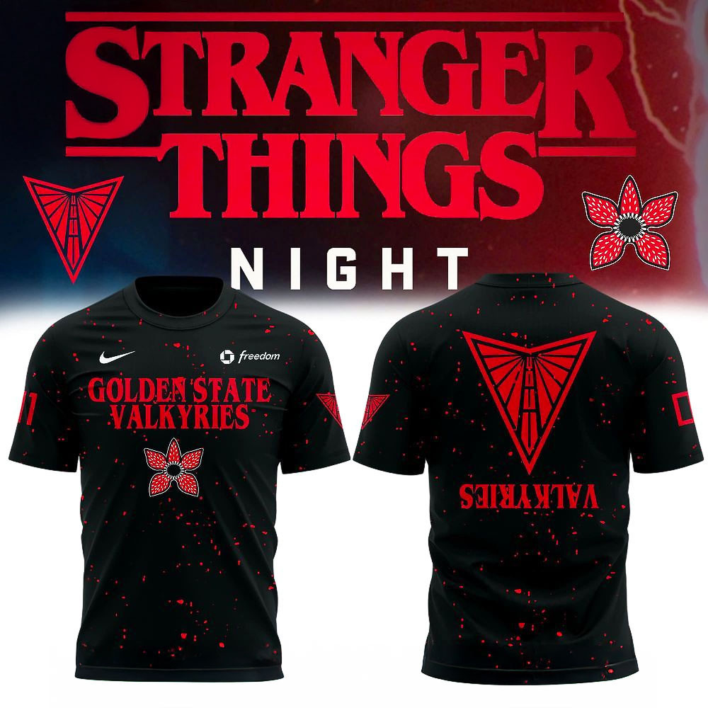 Golden State Valkyries Stranger Things Rebel Swingman T Shirt Best Gift For Basketball Fans
