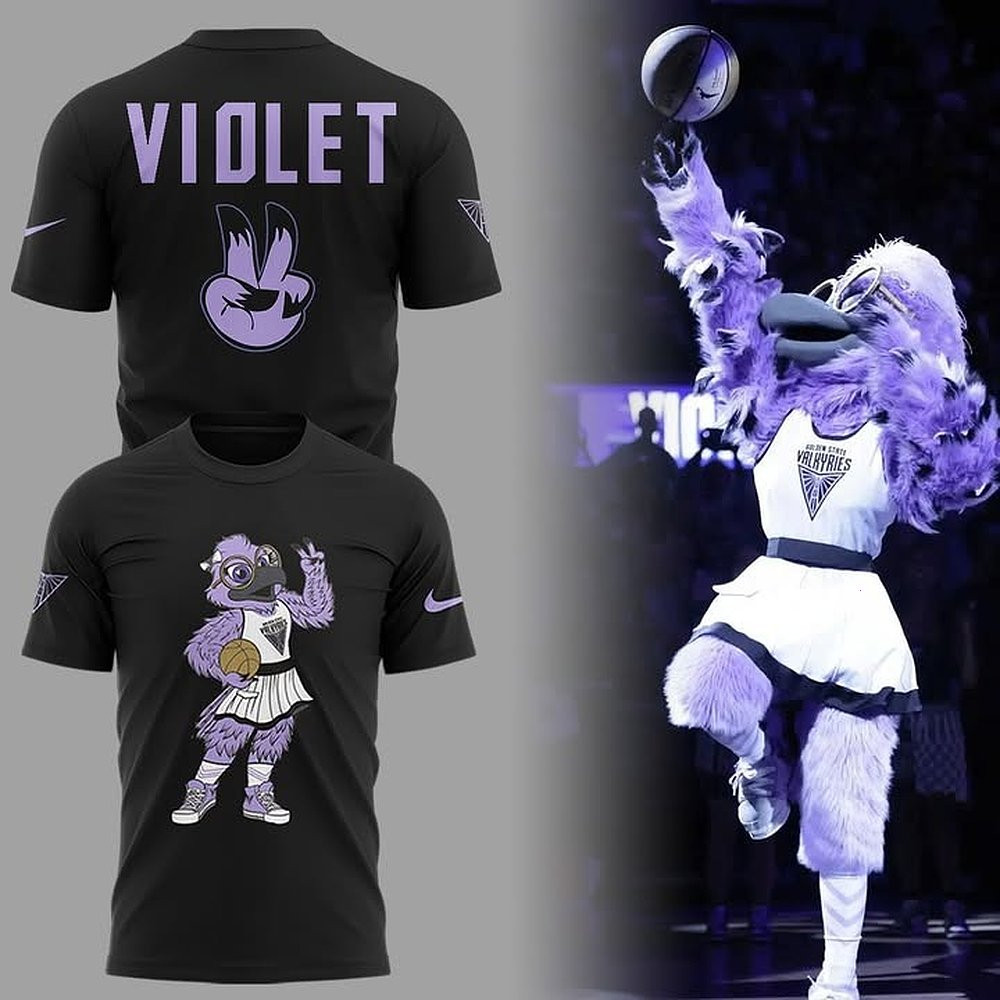 Golden State Valkyries Vilot New Mascot Collection T-Shirt
