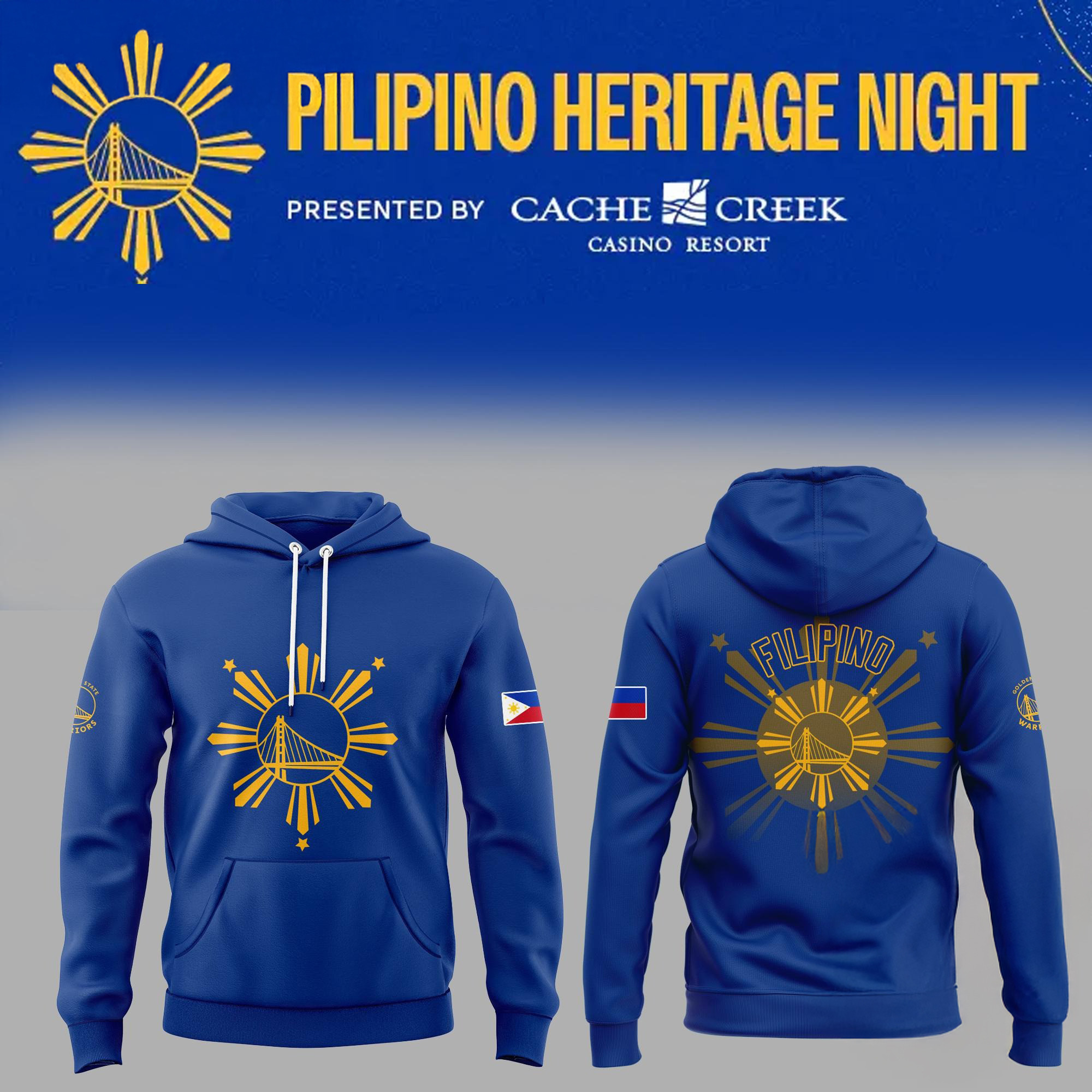 Golden State Warriors Basketball Filipino Heritage Night Hoodie Gift For Fan