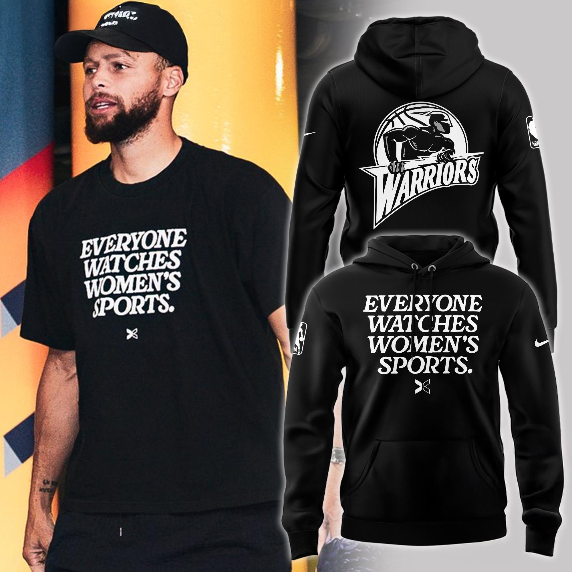 Golden State Warriors Everyone Watches Women's Sports Hoodie Best Gifts For Basketball Fans