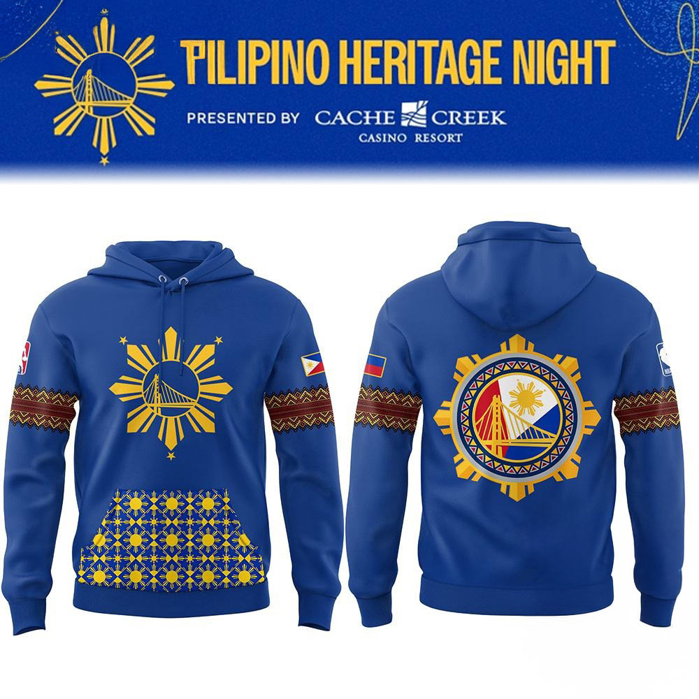 Golden State Warriors Native American Filipino Heritage New Hoodie Basketball Enthusiast Gifts