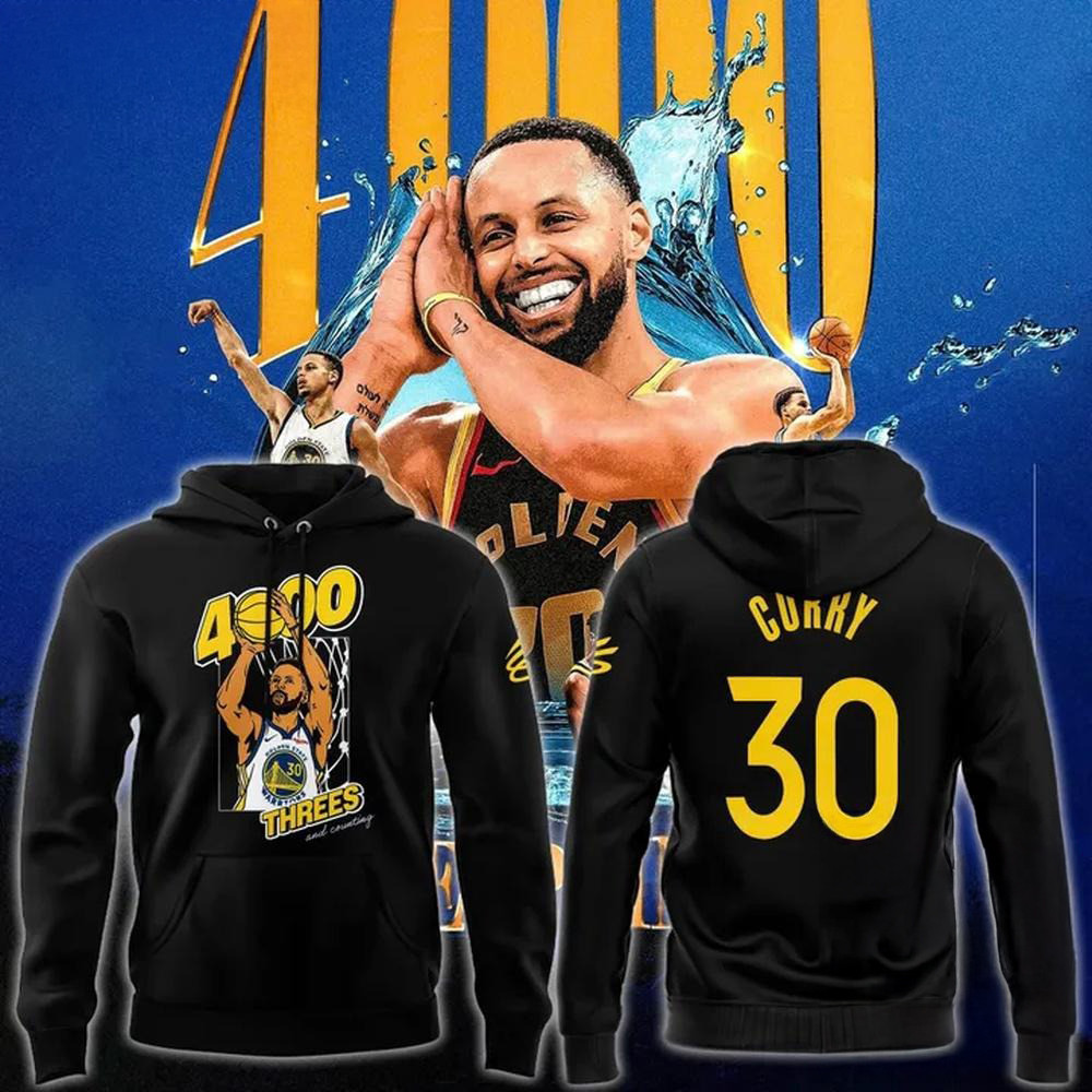 Golden State Warriors Special Stephen Curry 4000 Threes And Counting Hoodie Basketball Fan Gifts