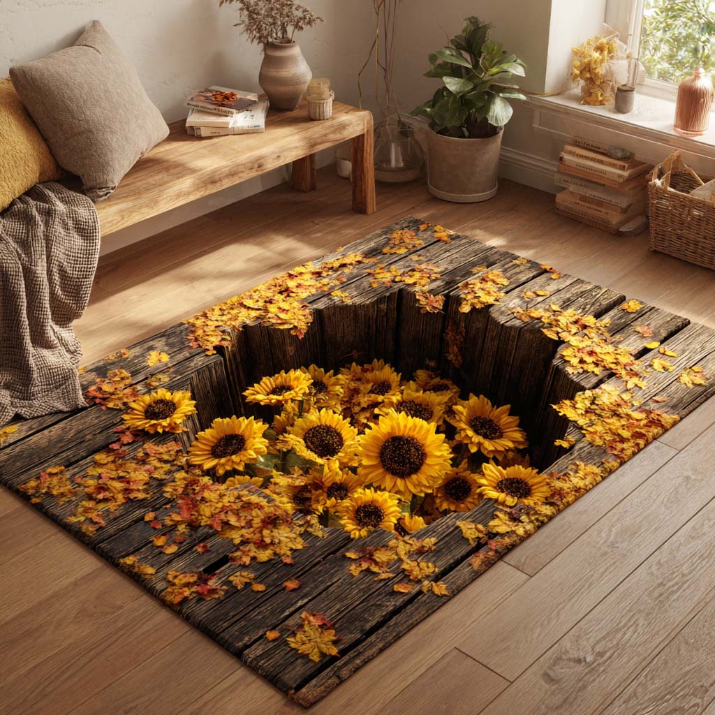 Golden Sun Hollow Area Rug Entryway Christmas Decor Ideas Cool Cat Gifts