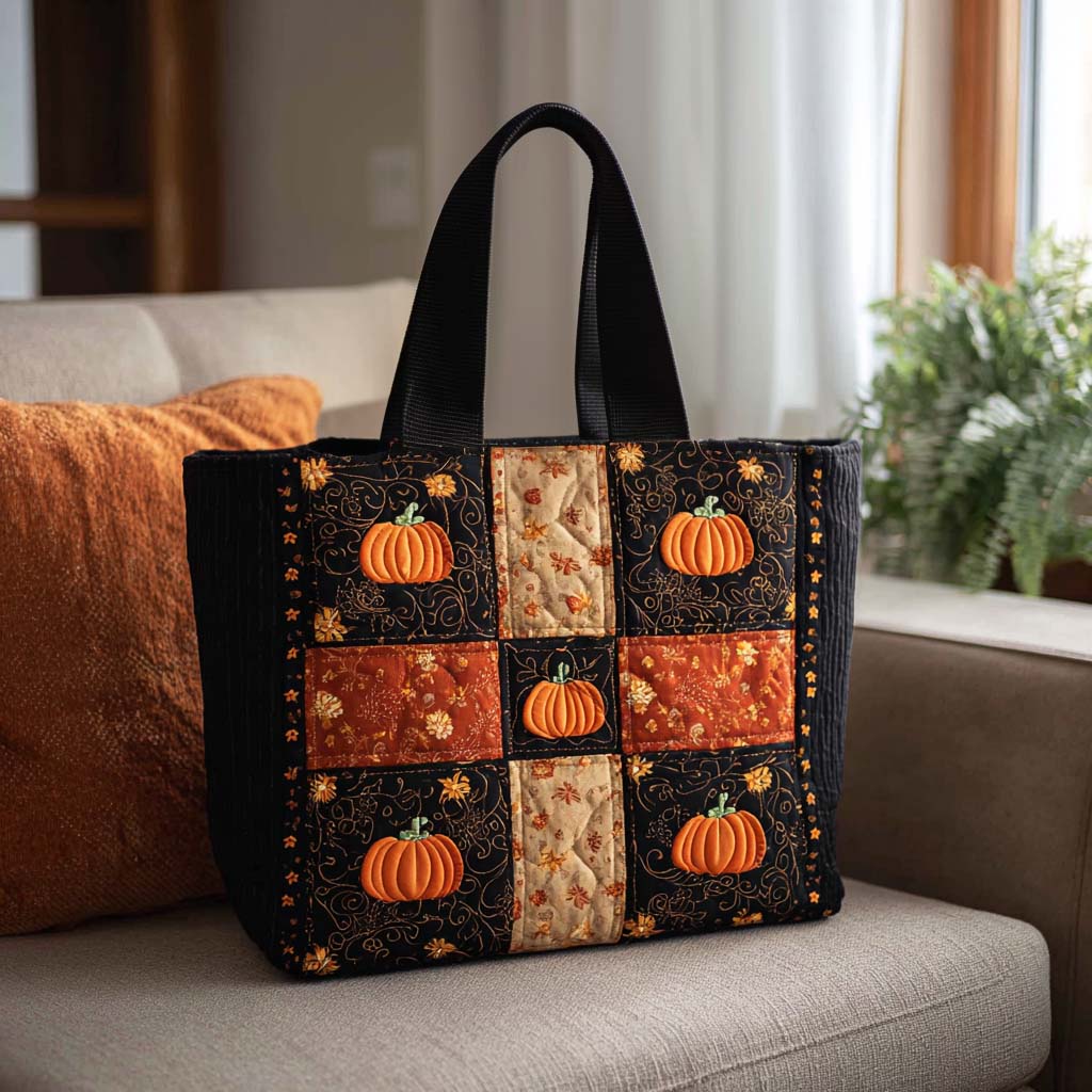 Golden Trail Quilted Tote Bag Sunflower Items For Gifts