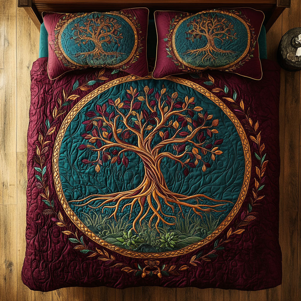 Golden Tree Duvet Cover Set King Size Bed Set Best Gifts For Men
