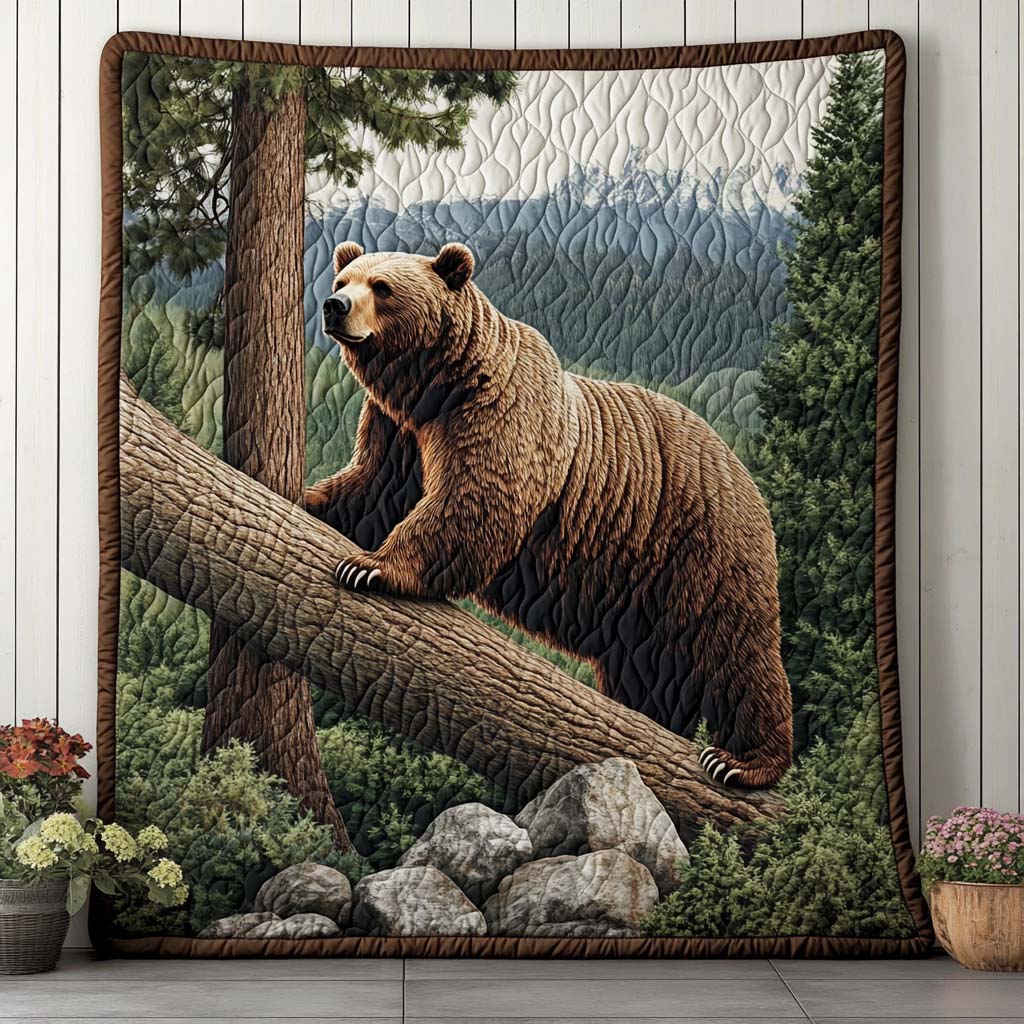 Golden Woods Quilted Blanket Nice Throw Blanket Cute Frog Gifts