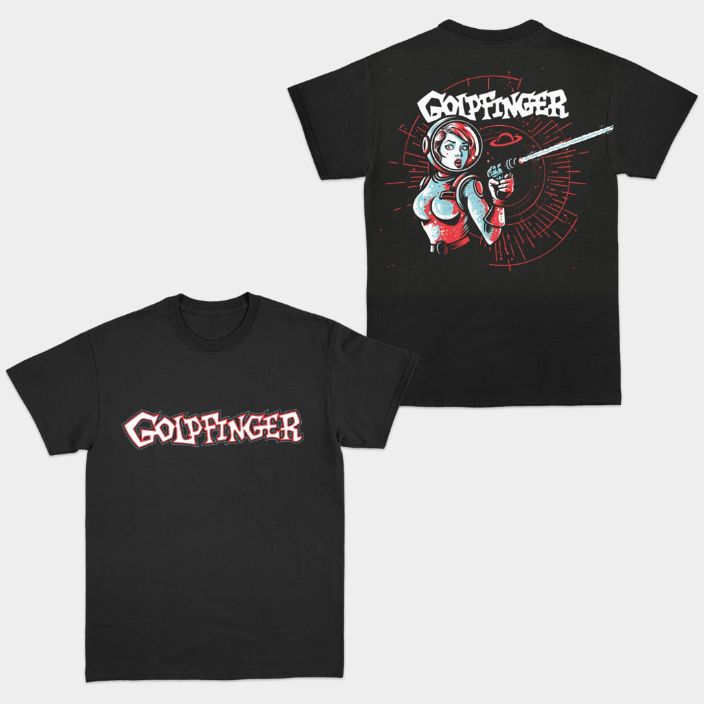 Goldfinger Lazer T-Shirt Goldfinger Merch Presents For Rock Music Lovers