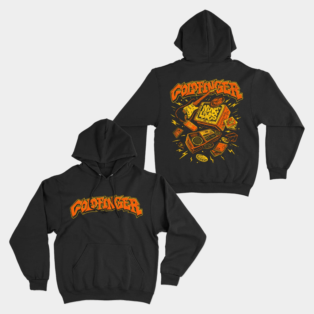 Goldfinger Merch Nine Lives Hoodie Gift Ideas For Rock Music Lovers