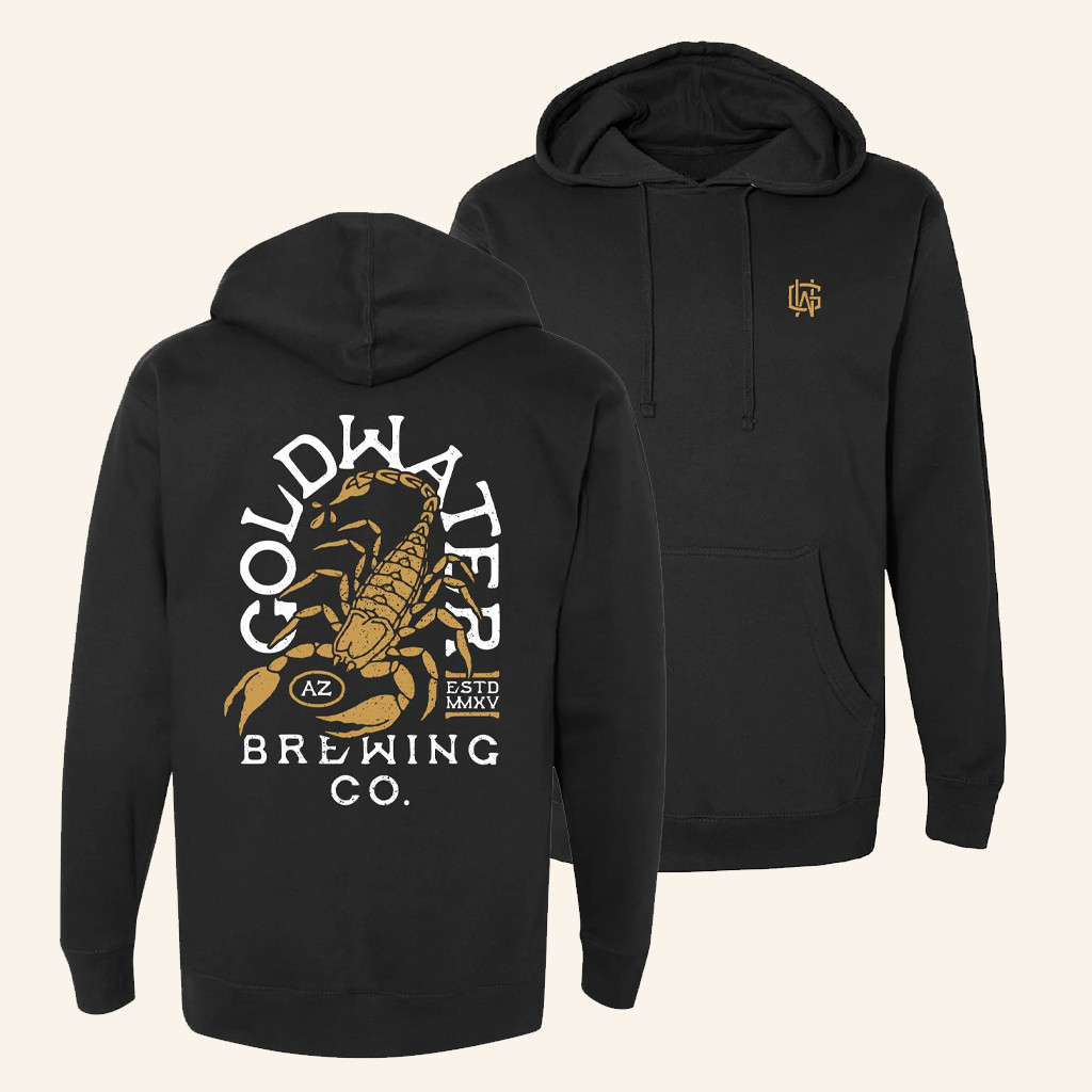 Goldwater Brewing Merch Scorpion Hoodie Birthday Gift For Brother Goldwater Brewing Merch Scorpion Hoodie Birthday Gift For Brother