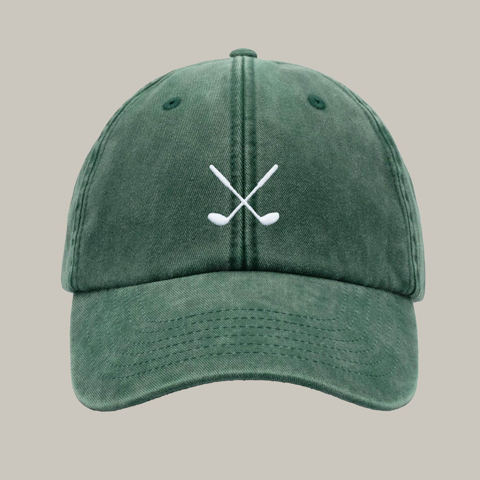 Golf Clubs Crossed Baseball Hat Golf Fashion Cap Gift Gifts For Golfers