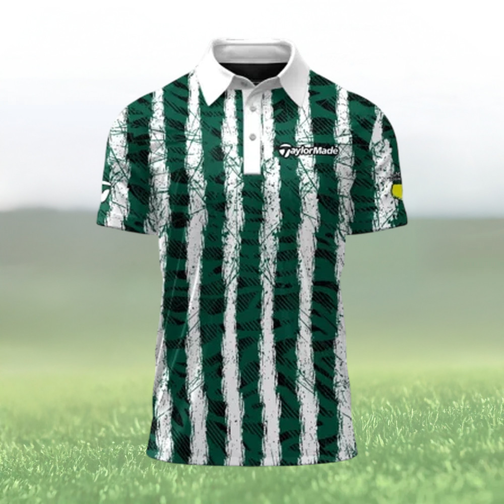 Golf Masters Tournament Stripes Polo Shirt Golf Dad Shirt Birthday Gift For Father's Day