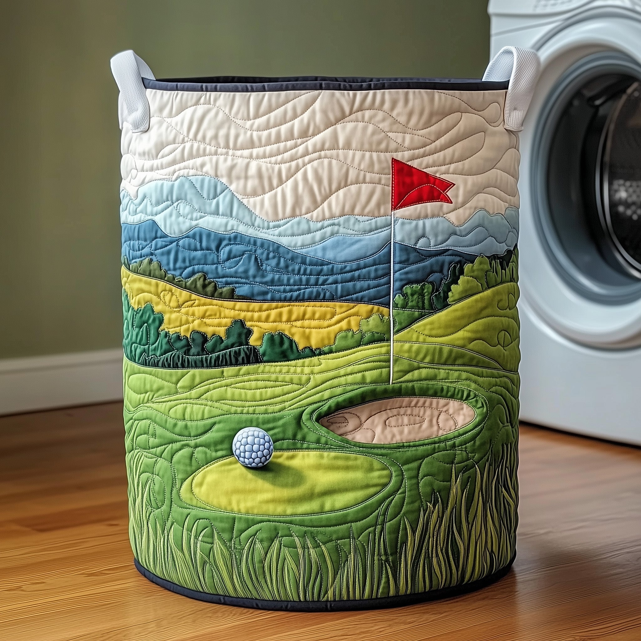 Golf Quilted Laundry Basket Gifts For Female Golfers