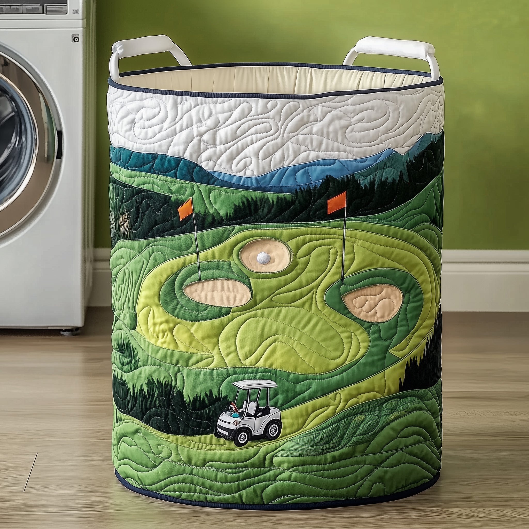 Golf Quilted Laundry Basket Golf Ideas For Christmas