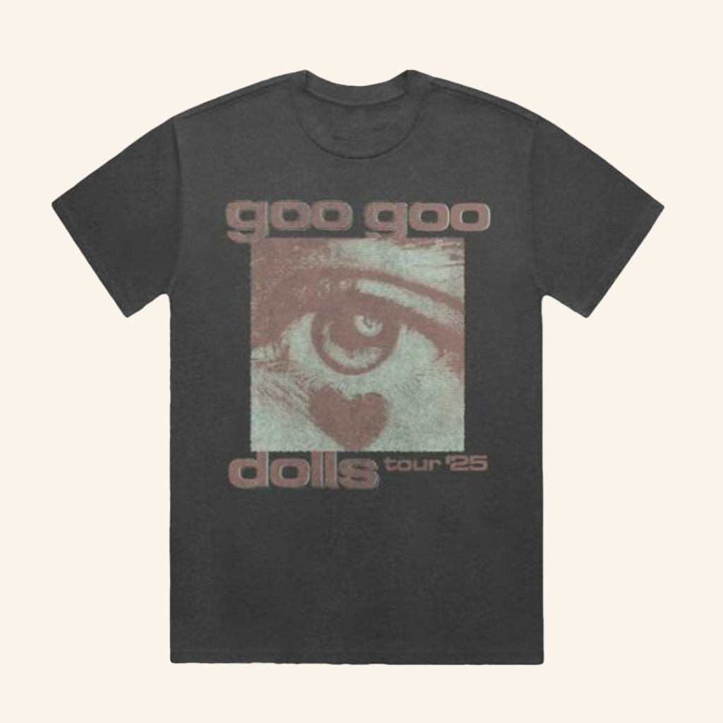 Goo Goo Dolls Merch Heart Eyes Tour 25 T-Shirt Gifts For Music Enthusiasts Goo Goo Dolls Merch Heart Eyes Tour 25 T-Shirt Gifts For Music Enthusiasts