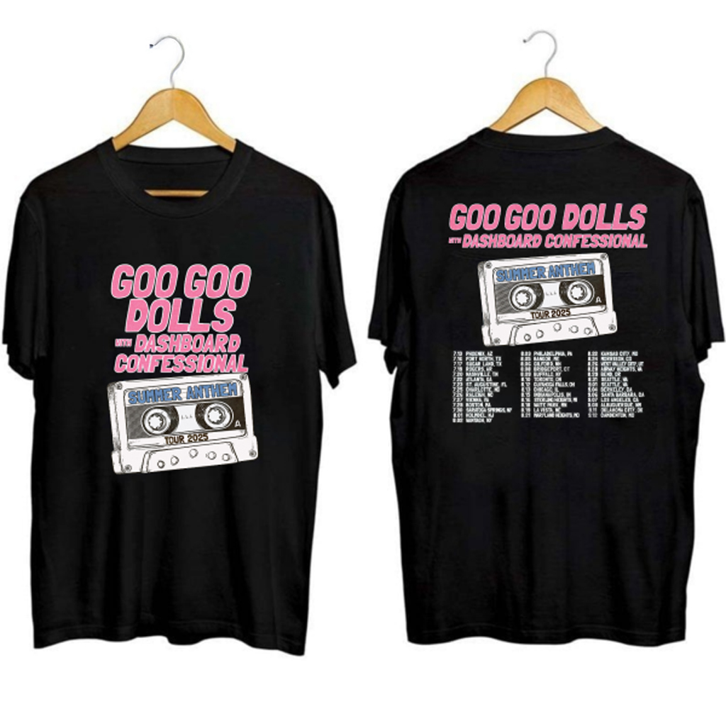 Goo Goo Dolls Summer Anthem Tour Shirt Goo Goo Dolls Merch Birthday Gifts For Rock Lovers