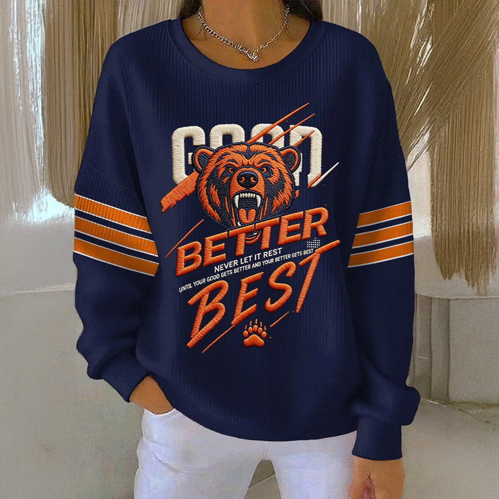 Good Better Best Never Let It Rest Sweatshirt Game Day Clothing Gift For Football Lovers