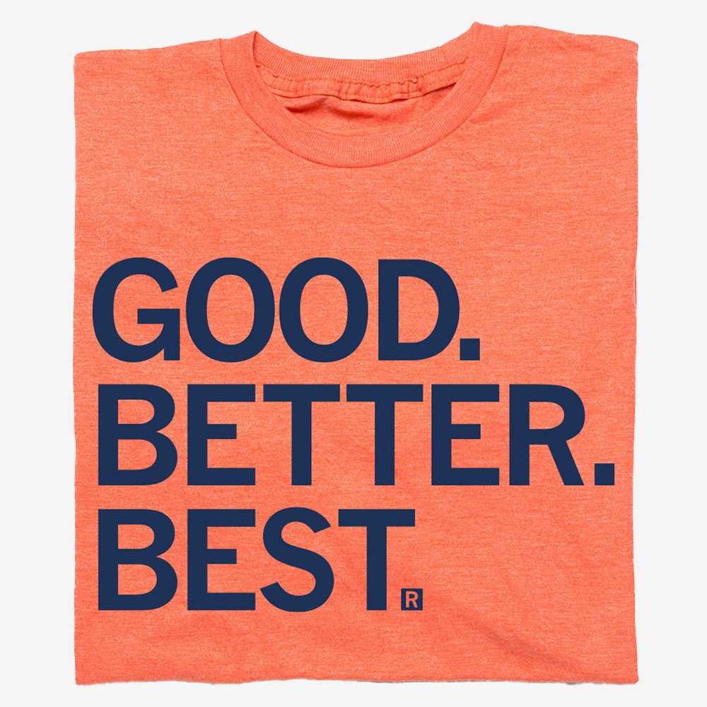 Good Better Best T-Shirt Bears Nation Clothes Unique Gifts For Football Players