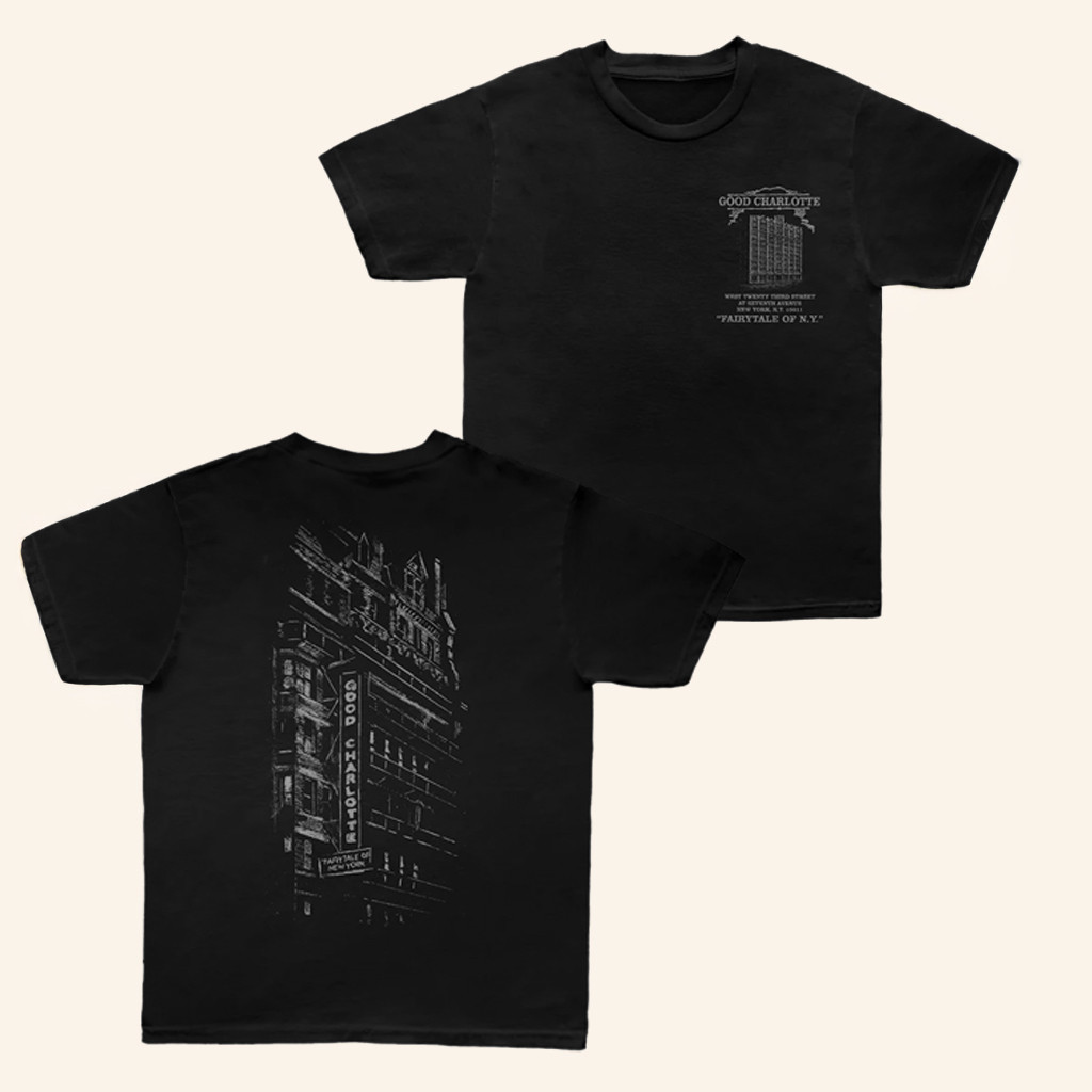 Good Charlotte Merch Fairytale Of New York T-Shirt Christmas Gift Ideas For Him Good Charlotte Merch Fairytale Of New York T-Shirt Christmas Gift Ideas For Him