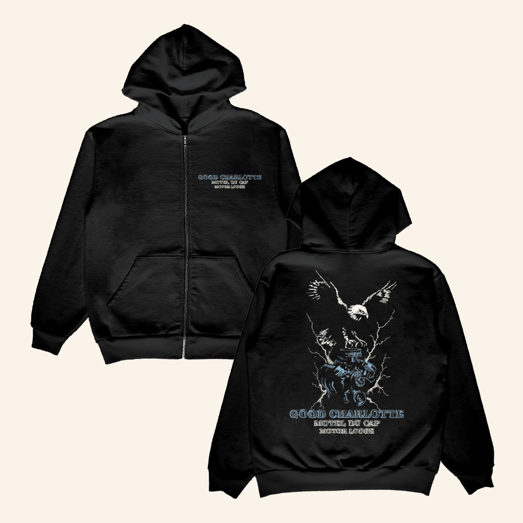 Good Charlotte Merch Motel Du Cap Eagle Hoodie Gifts For Him Good Charlotte Merch Motel Du Cap Eagle Hoodie Gifts For Him