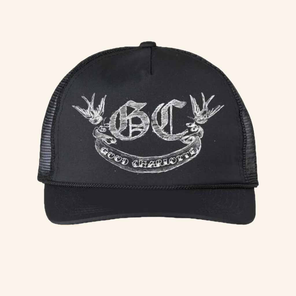 Good Charlotte Merch Reimagined St 25Th Anniversary Trucker Hat Music Gift Ideas For Guys