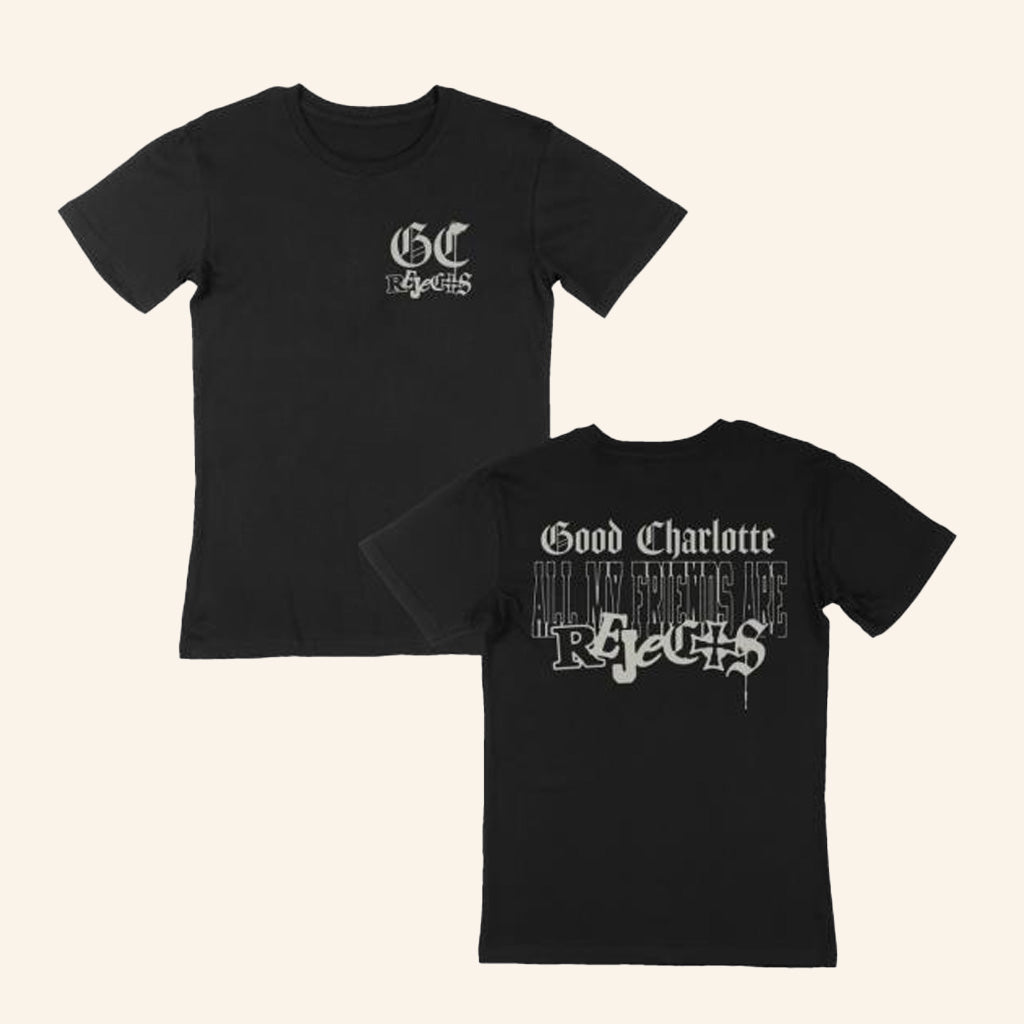 Good Charlotte Merch Rejects Club T-Shirt Gifts For Sister Good Charlotte Merch Rejects Club T-Shirt Gifts For Sister