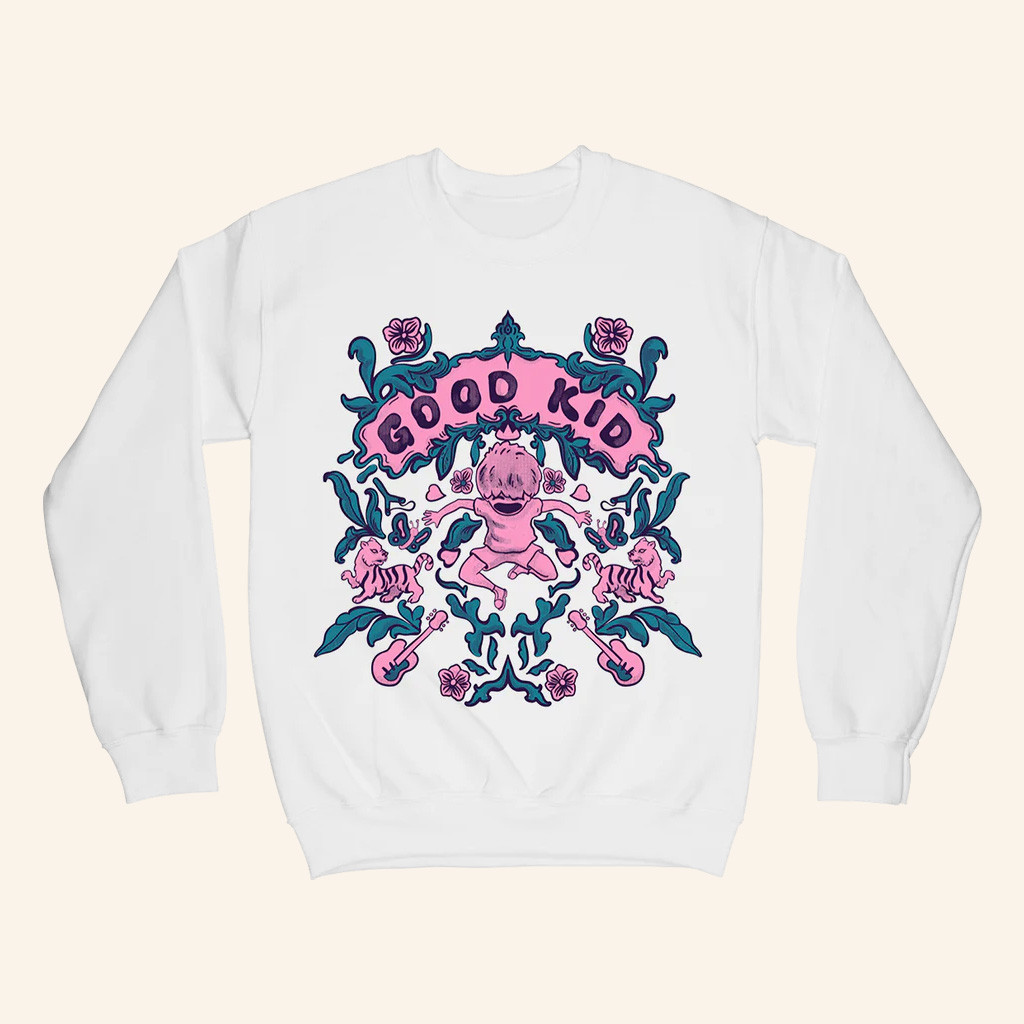 Good Kid Merch Mirror World Crewneck Good Kid Sweatshirt Gifts For Friends Good Kid Merch Mirror World Crewneck Good Kid Sweatshirt Gifts For Friends