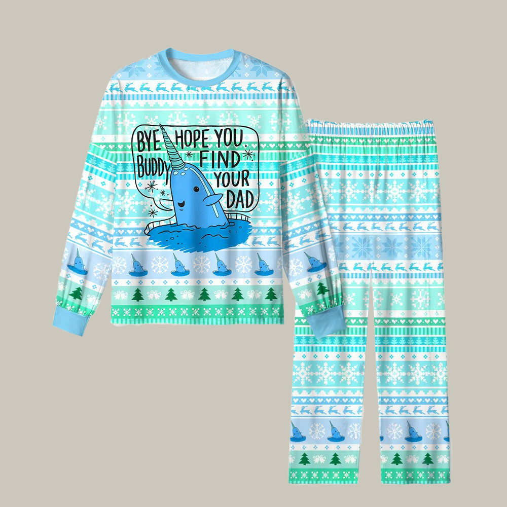Good Luck Buddy Whale Christmas Pajamas Witchcraft Fashion Christmas Gifts For Fantasy Lovers