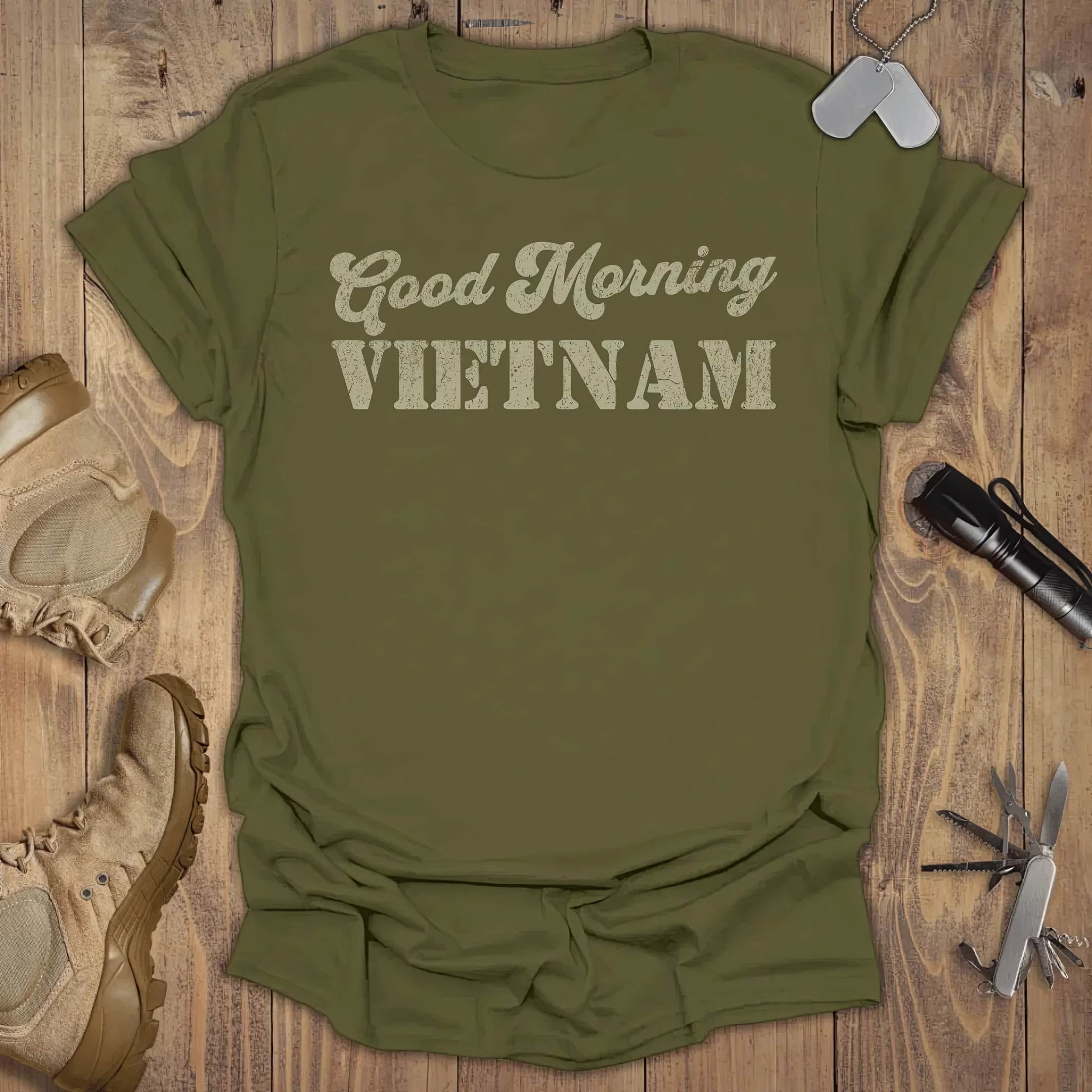 Good Morning Vietnam T-shirt Vietnam Veteran Shirt Great Mother's Day Gifts