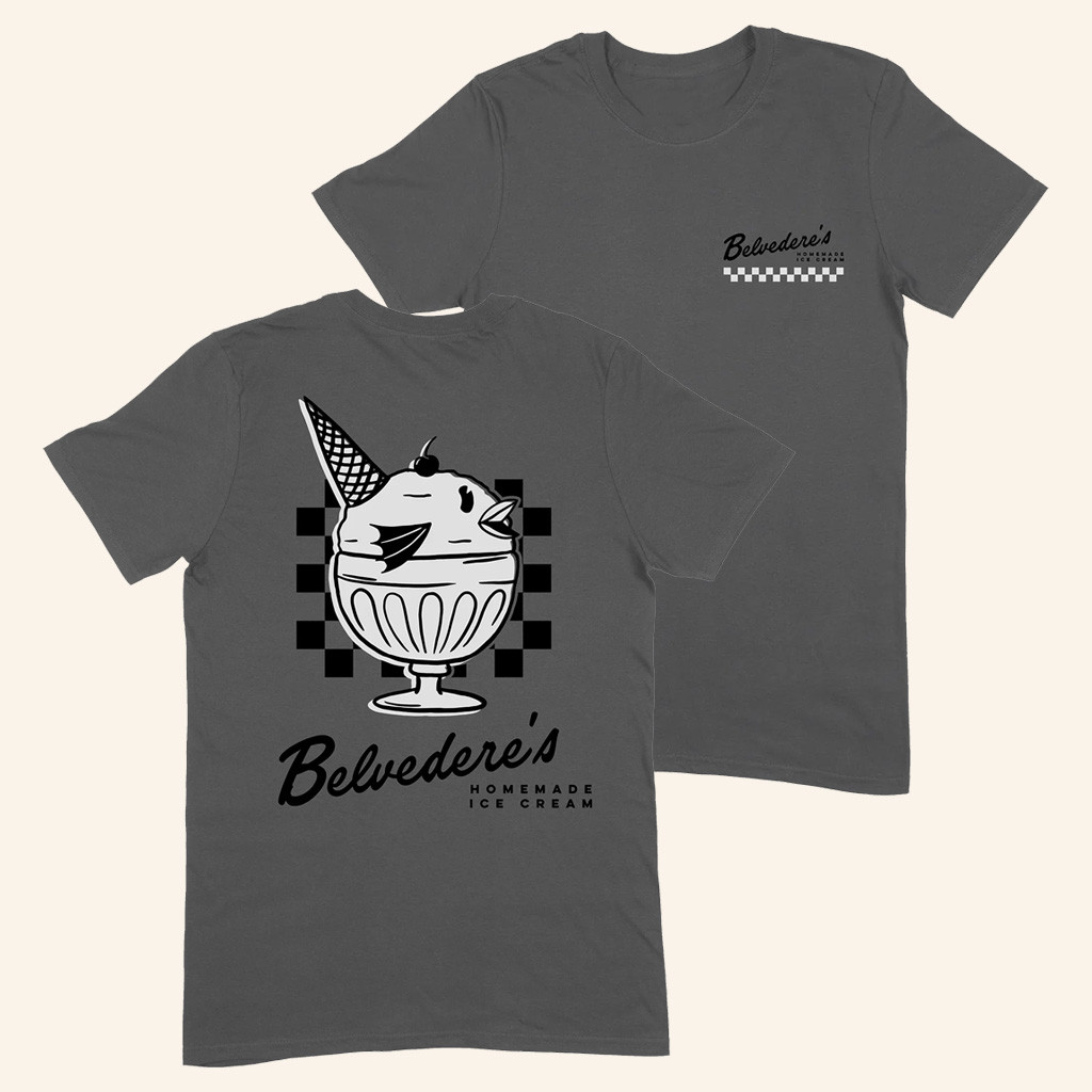 Good Mythical Morning Merch Belvedere's Homemade Ice Cream T-Shirt Present For Wife Good Mythical Morning Merch Belvedere's Homemade Ice Cream T-Shirt Present For Wife
