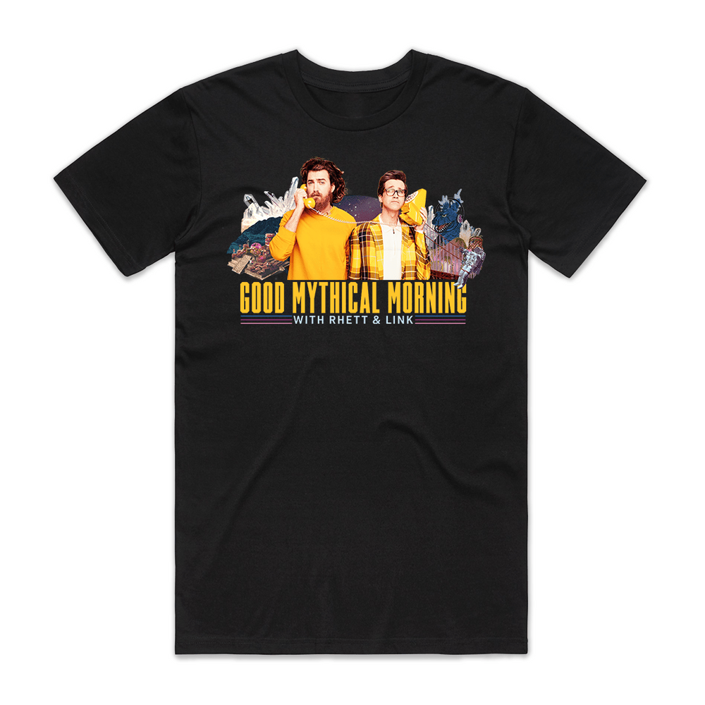 Good Mythical Morning Merch T-Shirt MM Telephone With Rhett And Link Tee Shirts