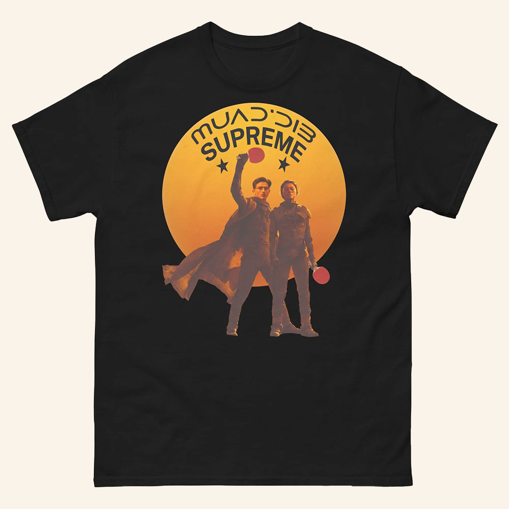 Good Shirts Merch Muad'dib Supreme Shirt Black Gifts Fo Husband