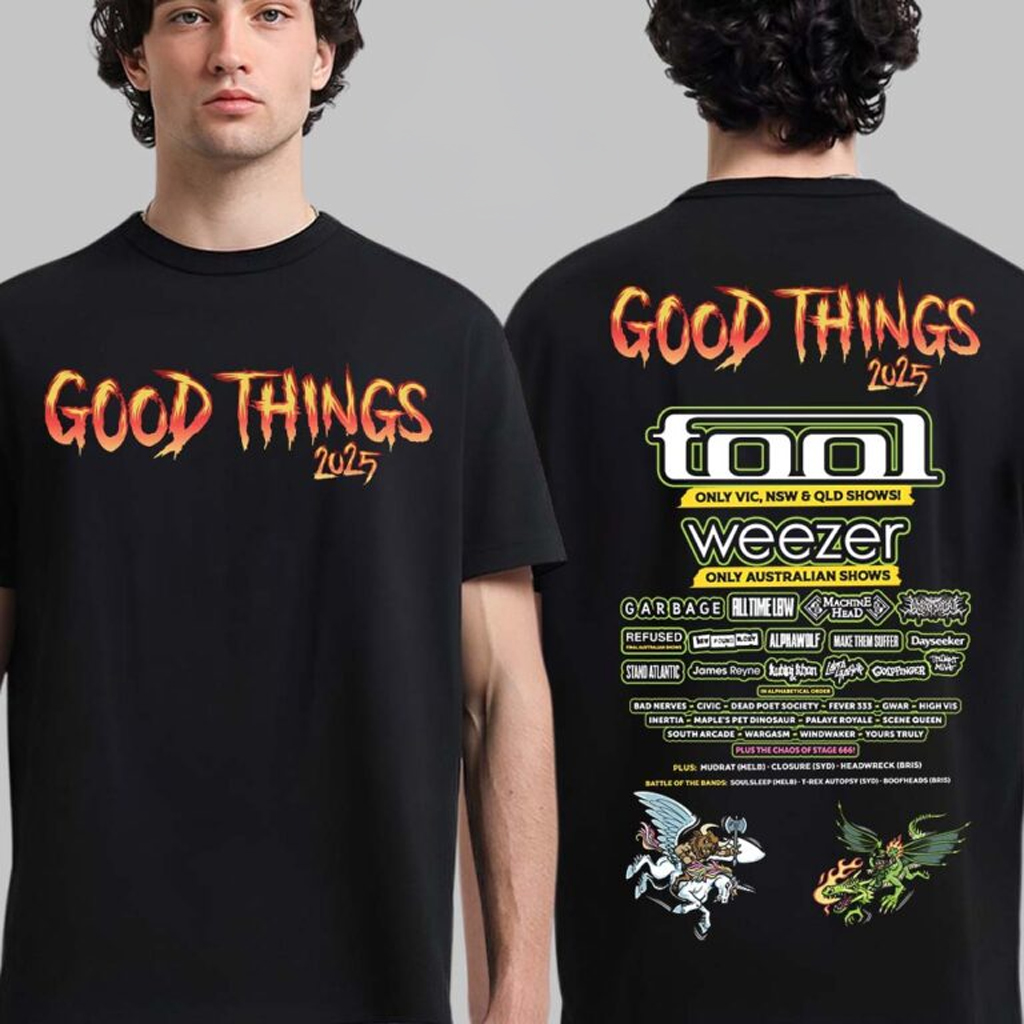 Good Things Festival 2025 Full Lineup Australia And New Zealand Shows On December 5 6 7 2025 T-Shirt Good Things Festival 2025 Full Lineup Australia And New Zealand Shows On December 5 6 7 2025 T-Shirt