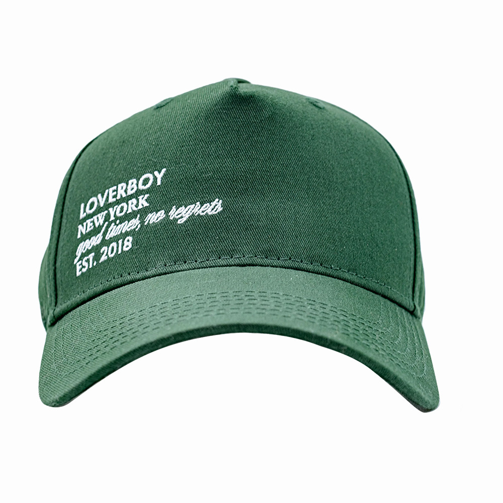 Good Times No Regrets Loverboy Hat Streetwear Baseball Cap Unique Gift Idea