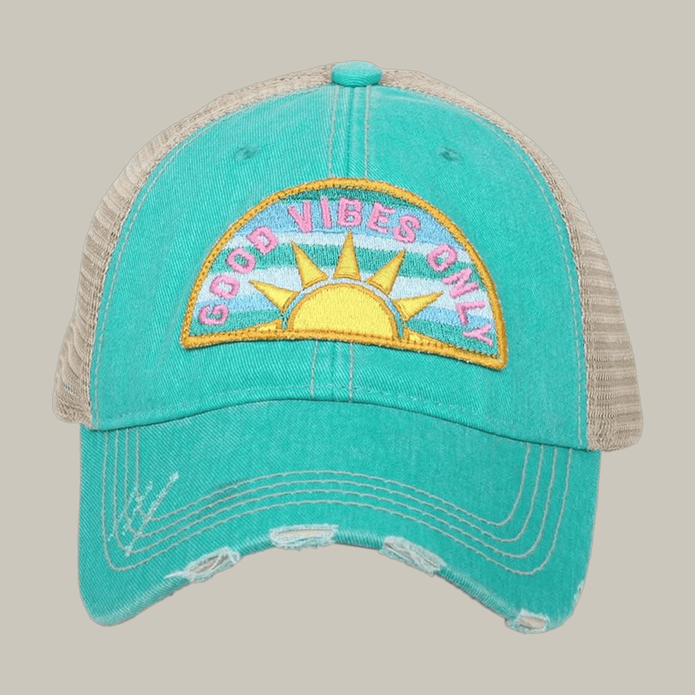 Good Vibes Only Trucker Hat Katydid Trucker Hat Unique Gift For Best Friends