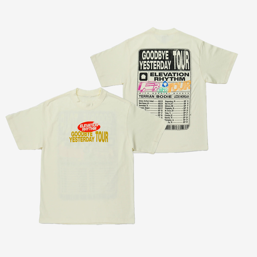 Goodbye Yesterday Tour Elevation Rhythm T-Shirt Elevation Rhythm Merchandise Fan Gifts