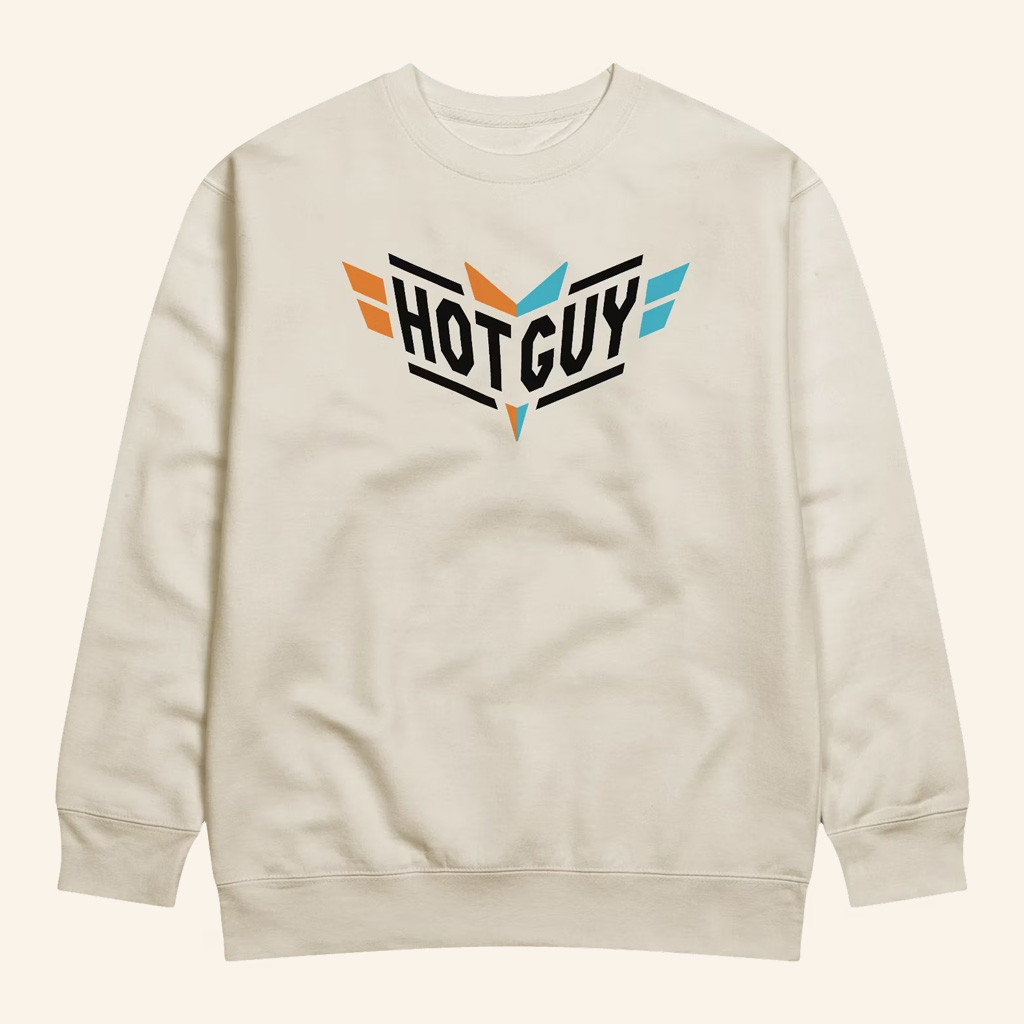 GoodTimesWithScar Merch Hotguy Crewneck Sweatshirt Gifts For Friends