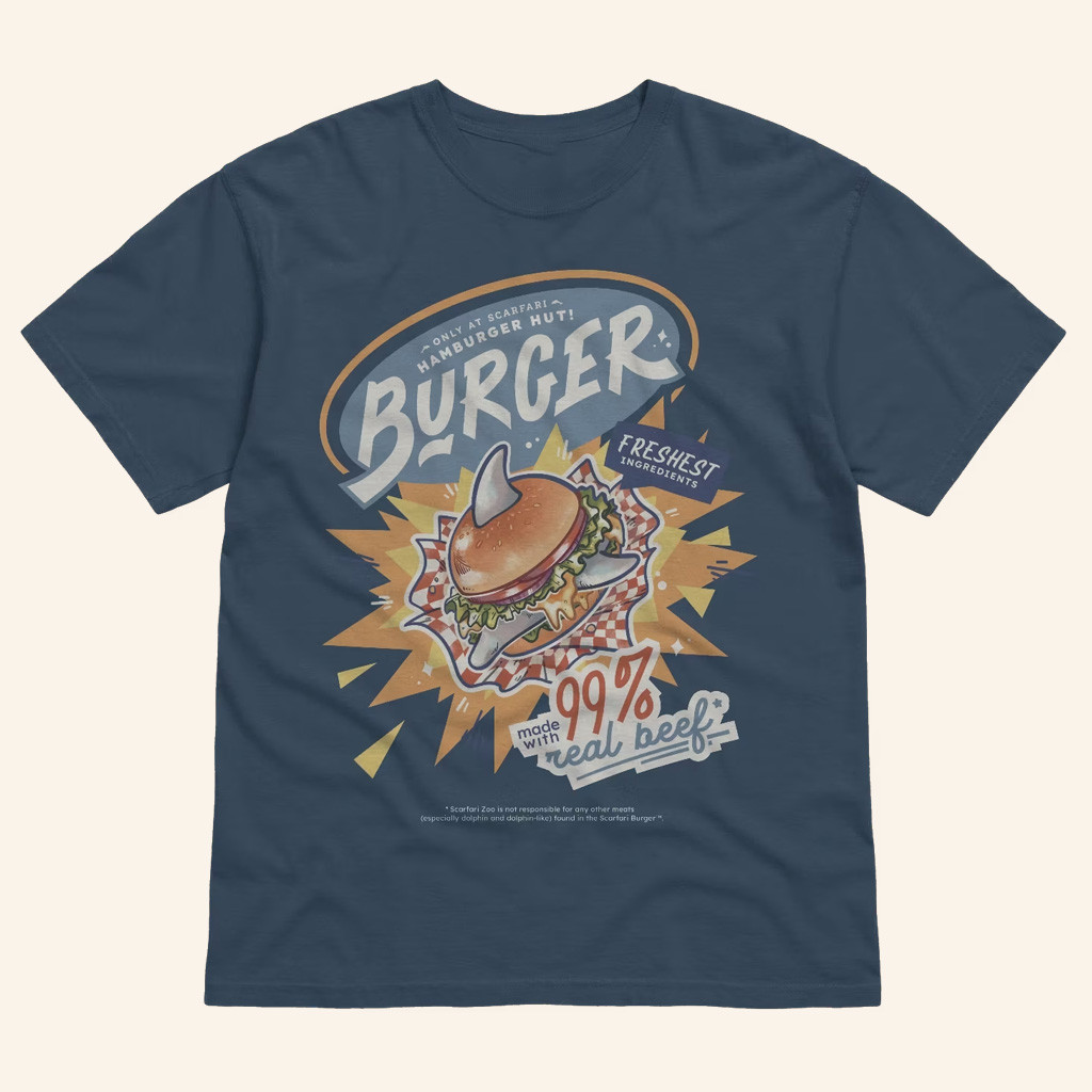 GoodTimesWithScar Merch Scarfari Burger T-Shirt Best Birthday Gift For Son