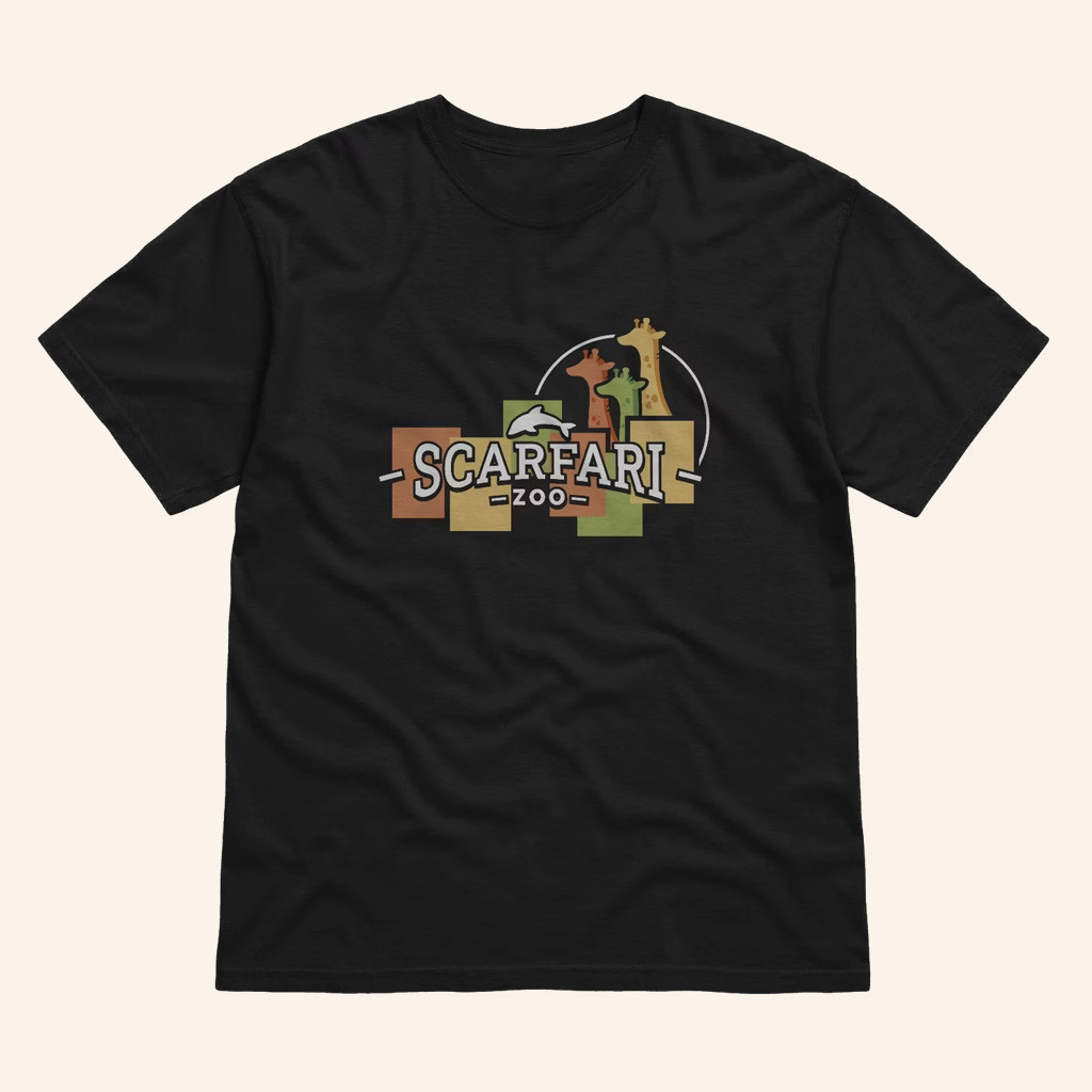 GoodTimesWithScar Merch Scarfari Giraffes T-Shirt Present For Him